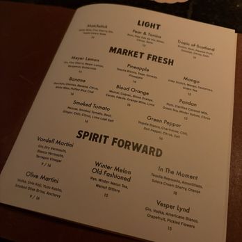 Vandell - More drink menu - Cocktail Bars Near Me - Los Angeles, California