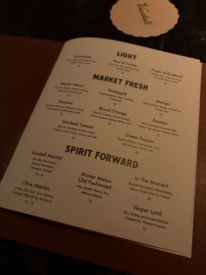 Menu photo 6 Vandell Los Angeles, CA