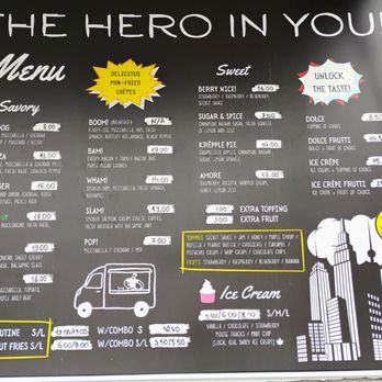Krêpetonite - Menu - Food Trucks Near Me - Ottawa, Ontario