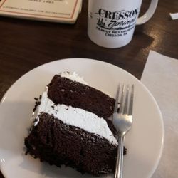 Cresson Springs Family Restaurant - Gob cake.