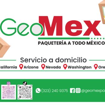 GeoMex Paqueteria - Son los estados en los que tenemos servicio - Couriers & Delivery Services Near Me - Montebello, California GeoMex Paqueteria - Son los estados en los que tenemos servicio - Couriers & Delivery Services Near Me - Montebello, California