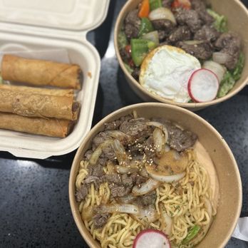 Amaze Noodles - Egg rolls, bulgogi, filet, garlic noodles - Asian Fusion Near Me - Los Alamitos, California