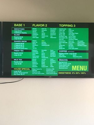 Menu photo 8 Bubble Cups Glendale, AZ