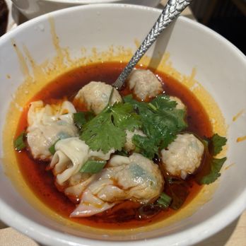 Shanghai Taste - Shanghai Scallion Oil Noodles and Spicy Wonton In Chill Oil Sause - Shanghainese Near Me - Plano, Texas