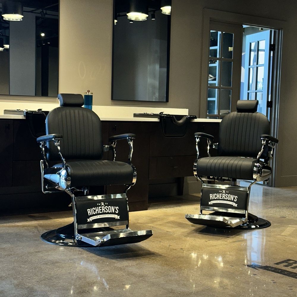 Richerson’s Master Barber Academy - Barber Chairs - Cosmetology Schools Near Me - Fort Worth, Texas Richerson’s Master Barber Academy - Barber Chairs - Cosmetology Schools Near Me - Fort Worth, Texas