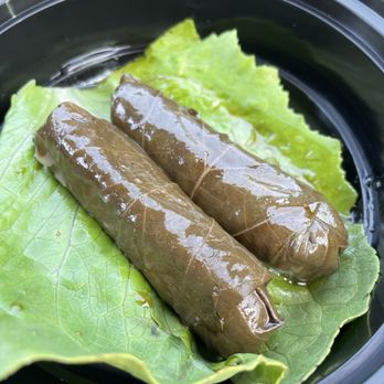 Pomona Bakery - Stuffed Grape Leaves (ate some before taking the photo, there were more! ) - Mediterranean Near Me - Pomona, California Pomona Bakery - Stuffed Grape Leaves (ate some before taking the photo, there were more! ) - Mediterranean Near Me - Pomona, California