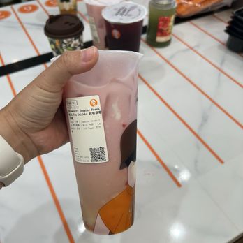 Auntea Jenny - Strawberry Jasmine Fresh Milk Tea Daifuku - Bubble Tea Near Me - Irvine, California Auntea Jenny - Strawberry Jasmine Fresh Milk Tea Daifuku - Bubble Tea Near Me - Irvine, California