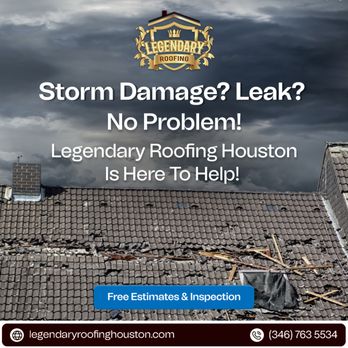 Legendary Roofing Houston - Contact us  (346) 763 5534 or
Visit our website www.legendaryroofinghouston.com - Roofing Near Me - Spring, Texas