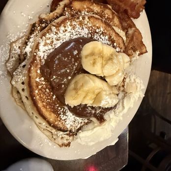 HoM Bay Ridge - Banana chocolate pudding pancakes - Breakfast & Brunch Near Me - Brooklyn, New York HoM Bay Ridge - Banana chocolate pudding pancakes - Breakfast & Brunch Near Me - Brooklyn, New York