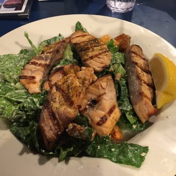 Boston Sail Loft - Lemon pepper grilled salmon cesar salad - Bars Near Me - Boston, Massachusetts Boston Sail Loft - Lemon pepper grilled salmon cesar salad - Bars Near Me - Boston, Massachusetts