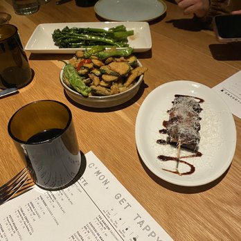 Sixty Vines - Bacon wrapped dates, fried zucchini, broccolini - New American Near Me - Nashville, Tennessee Sixty Vines - Bacon wrapped dates, fried zucchini, broccolini - New American Near Me - Nashville, Tennessee