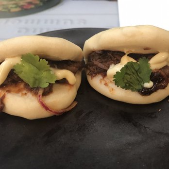 Wagamama - Korean BBQ Beef steamed buns - Japanese Near Me - London, XGL Wagamama - Korean BBQ Beef steamed buns - Japanese Near Me - London, XGL
