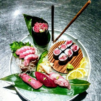 NORI - One of my favorite weekend specials so far: Amazing Toro and bluefin platter, with a handroll, regular roll, sashimi and nigiri. - Sushi Bars Near Me - Phoenix, Arizona