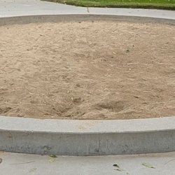 Sand pit in the park