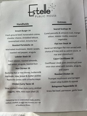 Menu photo 4 Estelle Public House Grand Blanc, MI Menu photo 4 Estelle Public House Grand Blanc, MI