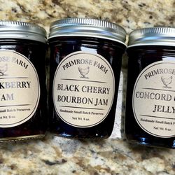 Primrose Farm - Three flavors of jams