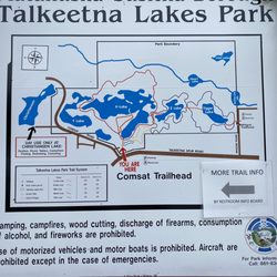 Talkeetna Lakes Park - Map