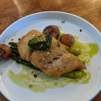 Altura Bistro - Halibut dish - Steakhouses Near Me - Anchorage, Alaska