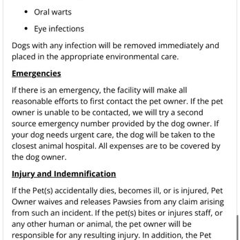 Pawsies - liability waiver that excludes negligence - Pet Training Near Me - Brooklyn, New York Pawsies - liability waiver that excludes negligence - Pet Training Near Me - Brooklyn, New York