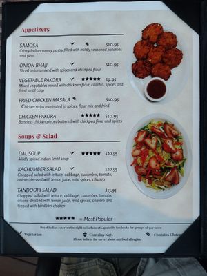 Menu photo 3 Royal Indian Bar Harbor, ME