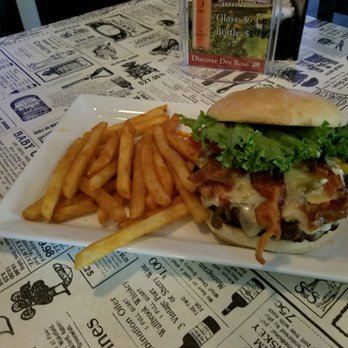 Eric's Office Restaurant - Monterrey Ranch Burger (Ask them to add grilled onions and peppers :) - New American Near Me - Canandaigua, New York Eric's Office Restaurant - Monterrey Ranch Burger (Ask them to add grilled onions and peppers :) - New American Near Me - Canandaigua, New York
