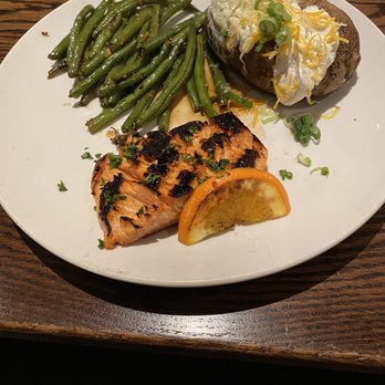 Moondance Grill - Maple Bourbon Glazed Salmon - New American Near Me - Germantown, Tennessee