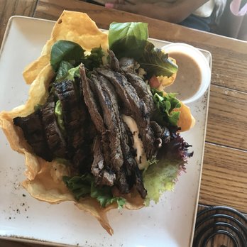 Los Agaves - Steak tostada salad - Tacos Near Me - Santa Barbara, California