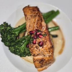 Skin Seared Alaskan Salmon