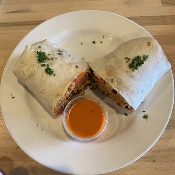Christine's Cuisine - Black Bean Christine Famous Bomb Burrito - Italian Near Me - Ferndale, Michigan