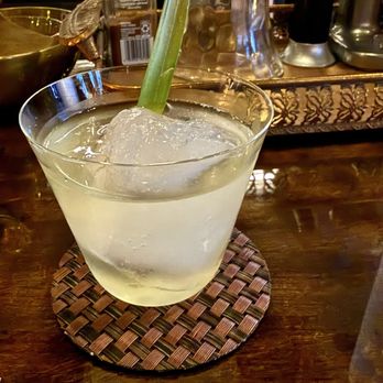 Rokc - Clarified Smoky Pina Colada - Ramen Near Me - Honolulu, Hawaii