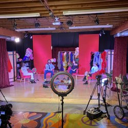 The H.E.ART - MKM Cultural Arts Center - On the set of Dance Dish at The H.E.ART Black Box theater.