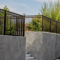 Apex Fence - Commercial aluminum fence.