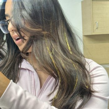 Chic Culture Salon - Blowout + tinsel - Hair Stylists Near Me - Artesia, California