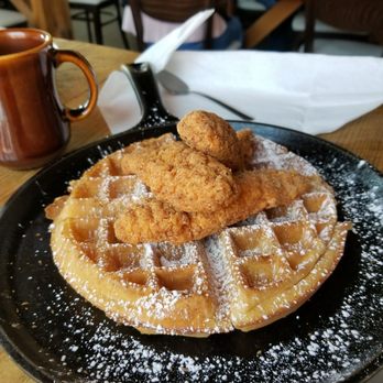 Two Cracked Eggs Cafe - Chicken and waffle - Breakfast & Brunch Near Me - Savannah, Georgia