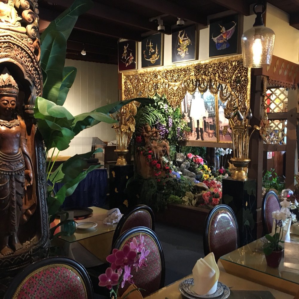 Bangkok West - Super cool ornate inside seating - Thai Near Me - Aptos, California Bangkok West - Super cool ornate inside seating - Thai Near Me - Aptos, California