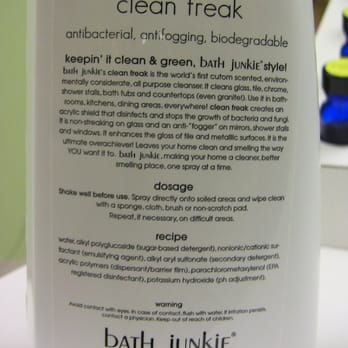 Sinfulicious Body Care - back label of all purpose no fog cleaner - Cosmetics & Beauty Supply Near Me - Palm Springs, California Sinfulicious Body Care - back label of all purpose no fog cleaner - Cosmetics & Beauty Supply Near Me - Palm Springs, California