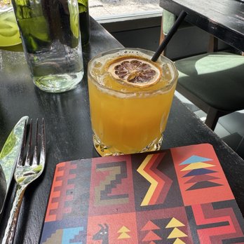 Lucuma Kitchen and Bar - Passionfruit nonalcoholic drink - Peruvian Near Me - Oakland, California Lucuma Kitchen and Bar - Passionfruit nonalcoholic drink - Peruvian Near Me - Oakland, California