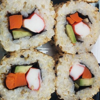 Safeway - Prepackaged sushi from the quick-grab section near the deli and floral area. - Grocery Near Me - Arcata, California