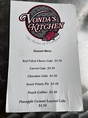Menu photo 3 Vonda's Kitchen Newark, NJ