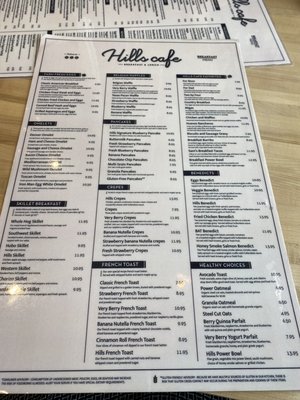 Menu photo 2 Hills Cafe Lewisville, TX Menu photo 2 Hills Cafe Lewisville, TX