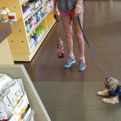 The Vitamin Shoppe - Zackery likes the cool tile floor, as well as, the selection of great healthy suppliments for his heart