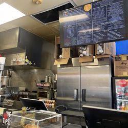 South Philly Steaks - Behind the register :menu