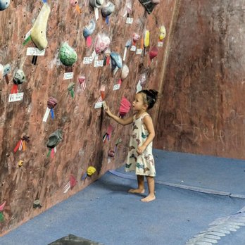 Climbmax Climbing Gym - My daughter brushing hold for me - Venues & Event Spaces Near Me - Tempe, Arizona