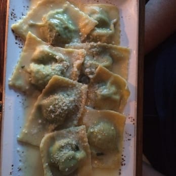 Felice 64 - Ravioli alla casa. Ravioli stuffed with spinach and ricotta with sage butter sauce. YUM! - Wine Bars Near Me - New York, New York Felice 64 - Ravioli alla casa. Ravioli stuffed with spinach and ricotta with sage butter sauce. YUM! - Wine Bars Near Me - New York, New York