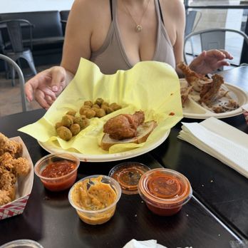 Bob's Chicken and Seafood - Large Fried Okra great - Seafood Near Me - Mansfield, Texas