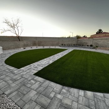 Nevada Turf Installers - After paver walk way installed - Artificial Turf Near Me - Las Vegas, Nevada Nevada Turf Installers - After paver walk way installed - Artificial Turf Near Me - Las Vegas, Nevada