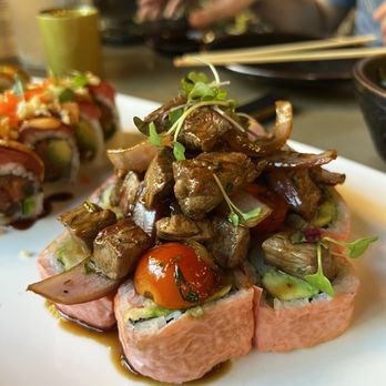 Susheria - Lomo Saltado Roll - @kevinsfoodtour - Latin American Near Me - Washington, DC, District of Columbia Susheria - Lomo Saltado Roll - @kevinsfoodtour - Latin American Near Me - Washington, DC, District of Columbia