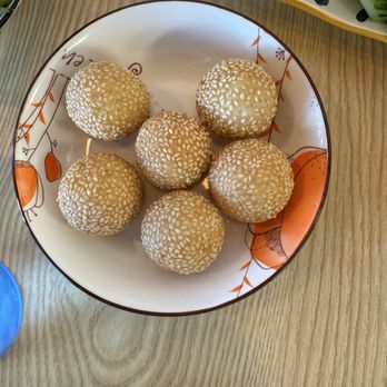 Dumpling Empire - 6 Sesame Balls - Dim Sum Near Me - Omaha, Nebraska Dumpling Empire - 6 Sesame Balls - Dim Sum Near Me - Omaha, Nebraska