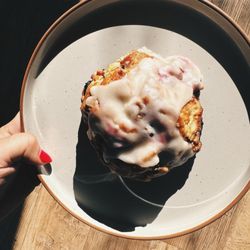 Rooster Joe - Locally baked goods are featured daily!  This was my Cranberry Roll.