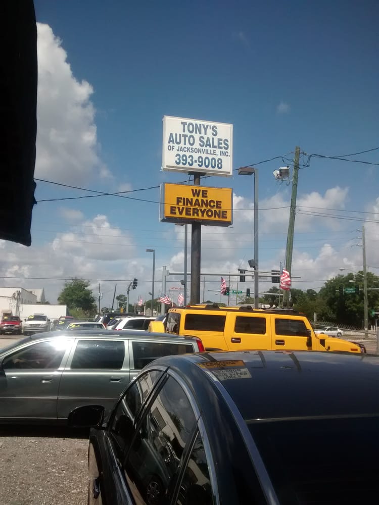 TONY’S AUTO SALES OF JACKSONVILLE Updated August 2024 8422 Atlantic